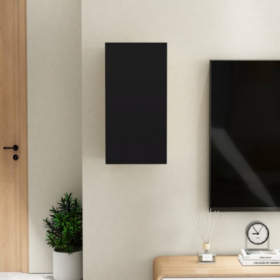 Televizoriaus spintelė, juodos spalvos, 30,5x30x60cm, MDP