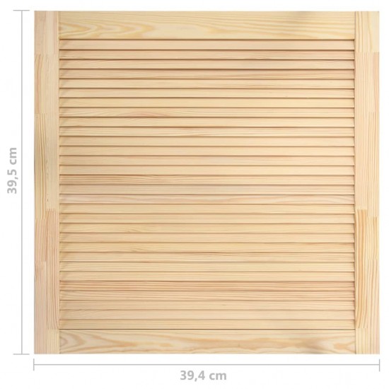 Žaliuzinės durelės, 2vnt., 39,5x39,4cm, pušies medienos masyvas