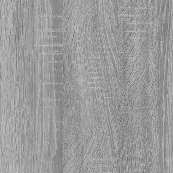 Šoninis staliukas, pilkas ąžuolo, 59x36x38cm, apdirbta mediena