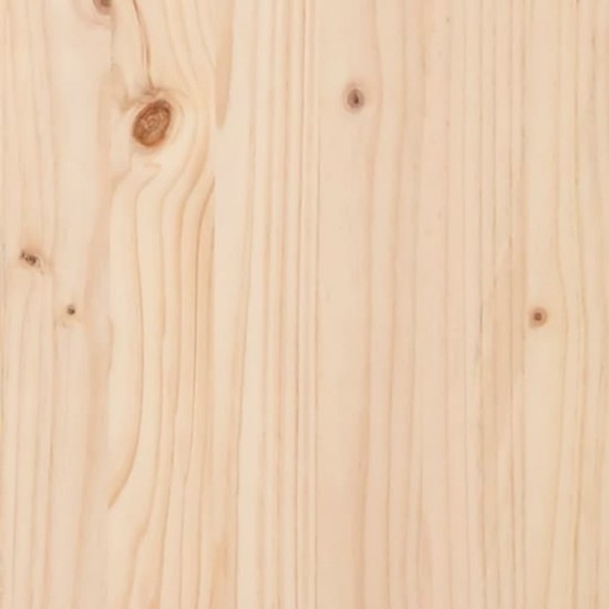 Lovelis su lentyna, 82,5x34,5x81cm, pušies medienos masyvas