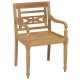 Batavia kėdės, 6vnt., tikmedžio medienos masyvas (3x43051)