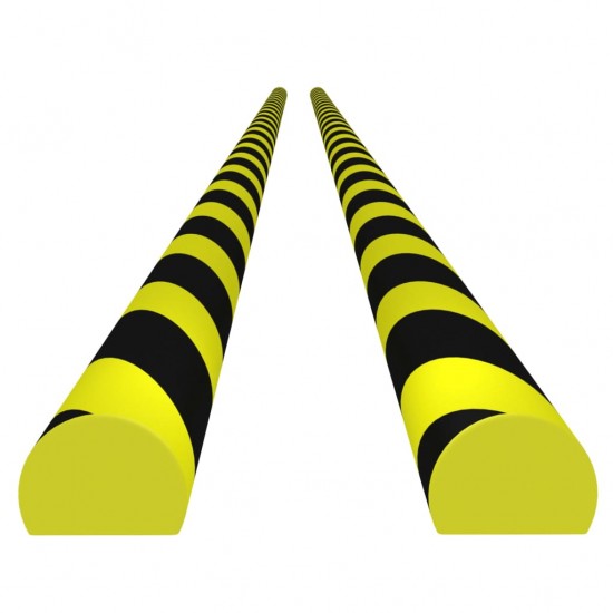Kampų apsaugos, 2vnt., geltonos ir juodos, 4x3x100cm, PU