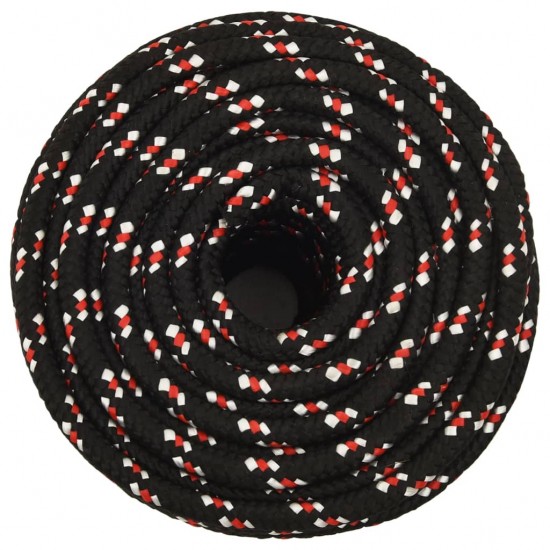 Valties virvė, juodos spalvos, 18mm, 100m, polipropilenas