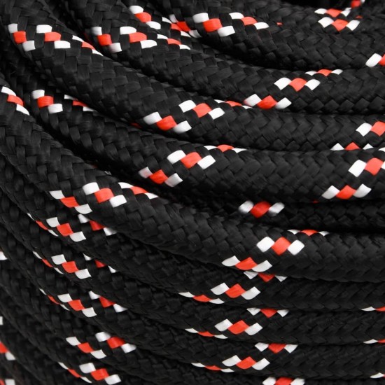 Valties virvė, juodos spalvos, 18mm, 100m, polipropilenas