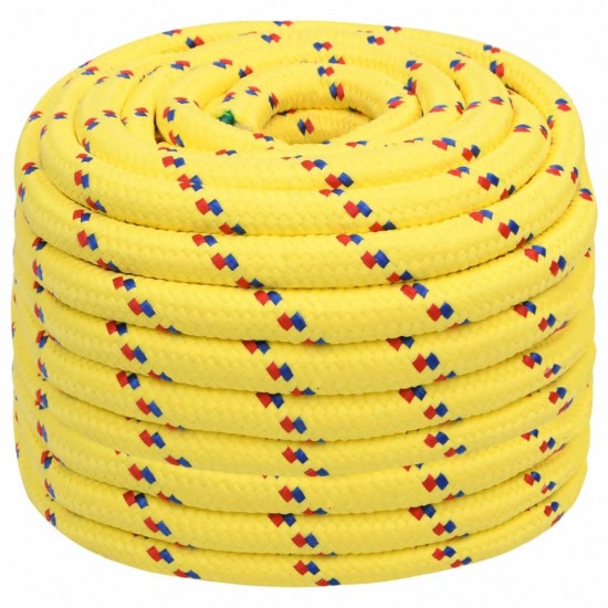 Valties virvė, geltonos spalvos, 20mm, 100m, polipropilenas