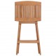 Sulankstomos baro kėdės, 2 vnt., tikmedžio medienos masyvas