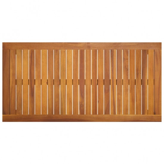 Sodo stalas, 110x55x67cm, akacijos medienos masyvas