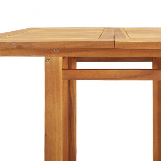 Bistro staliukas, 75x75x110cm, akacijos medienos masyvas