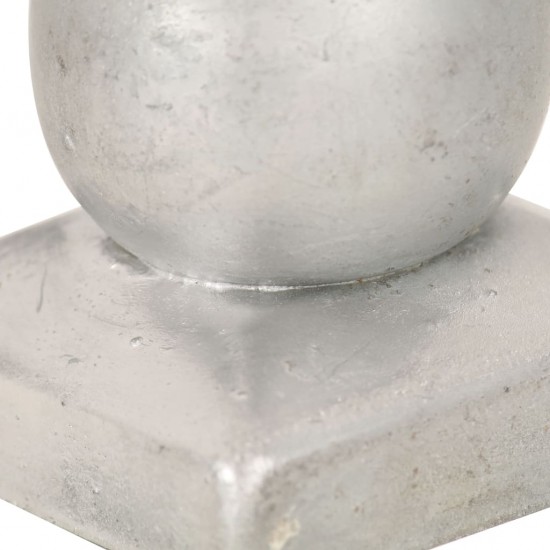 Stulpų dangteliai, 6vnt., 71x71mm, galvanizuotas metalas