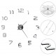 Sieninis laikrodis, sidabr. sp., 100cm, mod. diz., 3D, XXL
