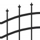 Sodo tvora su smailiomis viršūnėmis, juoda, 165cm, plienas