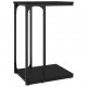 Šoninis staliukas, juodos spalvos, 40x30x60cm, apdirbta mediena
