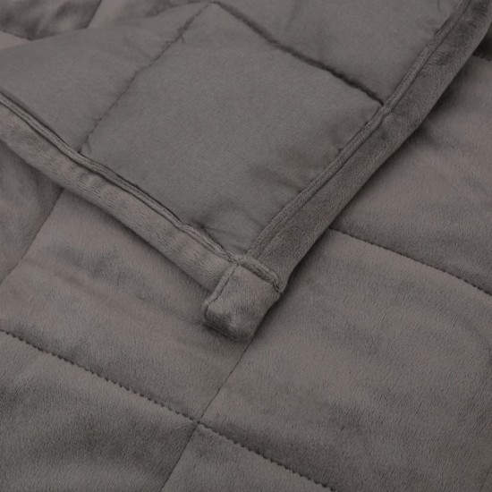 Sunki antklodė, pilkos spalvos, 135x200cm, audinys, 10kg