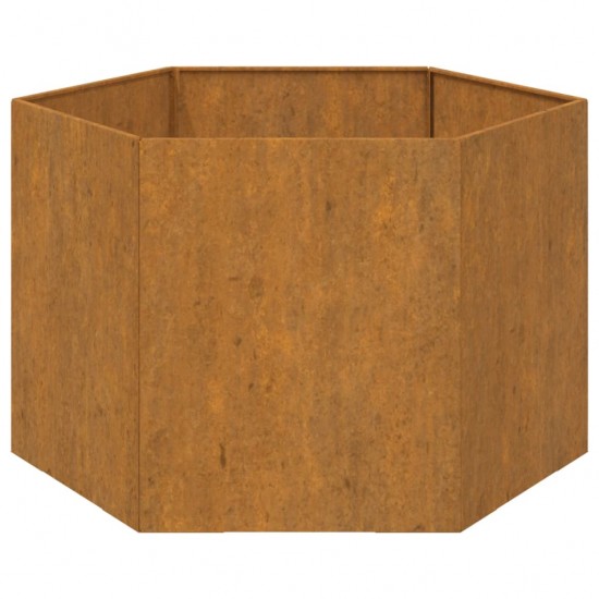 Lovelis, rūdžių spalvos, 60x60x45cm, Corten plienas