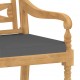 Batavia kėdės su pagalvėlėmis, 4vnt., tikmedžio masyvas