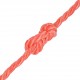 Susukta virvė, polipropilenas, 6mm, 200m, oranžinė