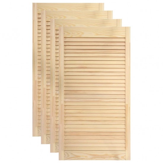 Žaliuzinės durelės, 4vnt., 99,3x39,4cm, pušies medienos masyvas