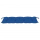 Batavia suoliukas su mėlyna pagalve, 120cm, tikmedžio masyvas