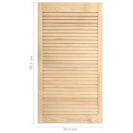 Žaliuzinės durelės, 2vnt., 99,3x39,4cm, pušies medienos masyvas