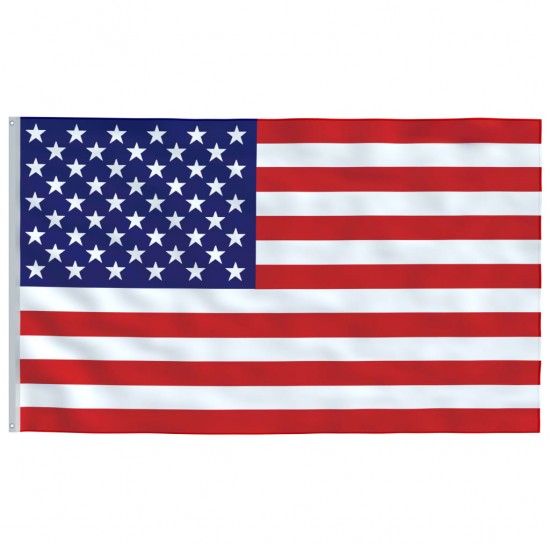 JAV vėliava su stiebu, aliuminis, 5,55m