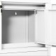 Biuro spintelė, baltos spalvos, 90x40x102cm, plienas
