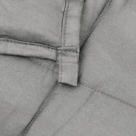 Sunki antklodė, pilkos spalvos, 150x200cm, audinys, 7kg
