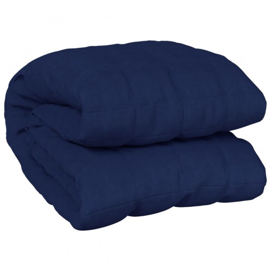 Sunki antklodė, mėlynos spalvos, 138x200cm, audinys, 6kg