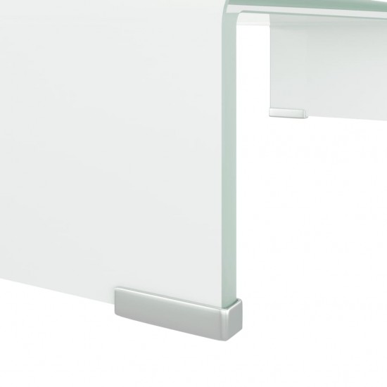 TV stovas/monitoriaus pakyla, žalias, 60x25x11cm, stiklas
