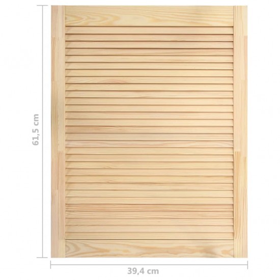 Žaliuzinės durelės, 61,5x39,4cm, pušies medienos masyvas