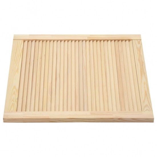 Žaliuzinės durelės, 2vnt., 61,5x59,4cm, pušies medienos masyvas