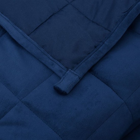 Sunki antklodė, mėlynos spalvos, 155x220cm, audinys, 7kg