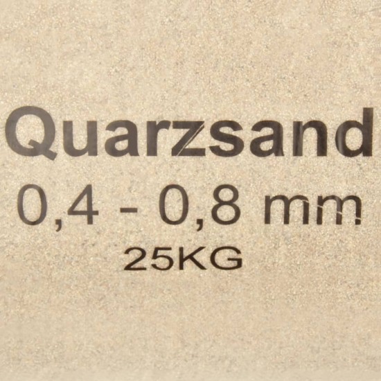 Smėlis filtrui, 25kg, 0,4-0,8mm