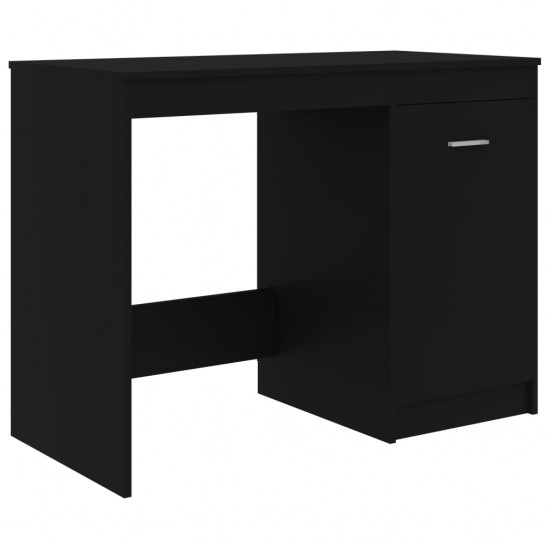 Rašomasis stalas, juodos spalvos, 140x50x76cm, MDP