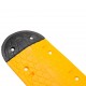 Greičio mažinimo kalnelis, geltonas/juodas, 129x32,5x4cm, guma