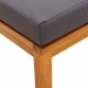 Sodo taburetės su pagalvėlėmis, 2vnt., 40x40x42cm, akacija