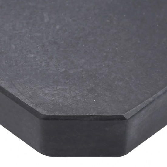 Svoris skėčiui, juodas, granitas, 25 kg, kvadratinis
