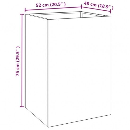 Lovelis, 52x48x75cm, Corten plienas