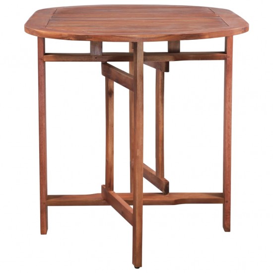 Sodo stalas, 120x70x74cm, akacijos medienos masyvas