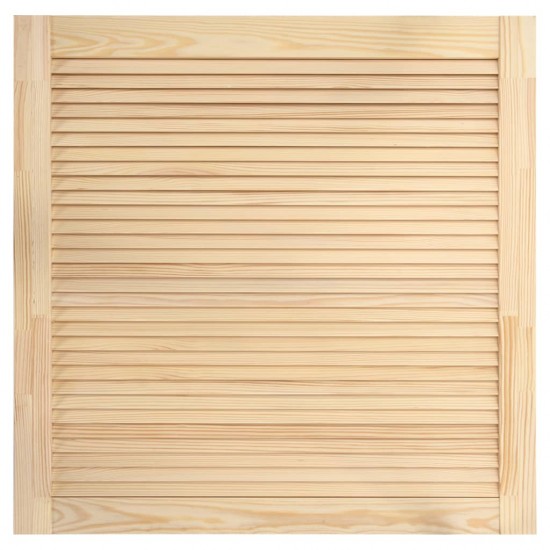 Žaliuzinės durelės, 39,5x39,4cm, pušies medienos masyvas