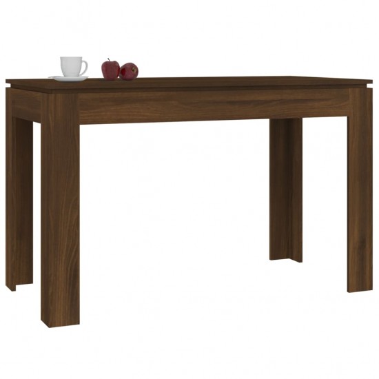 Valgomojo stalas, rudas ąžuolo, 120x60x76cm, mediena