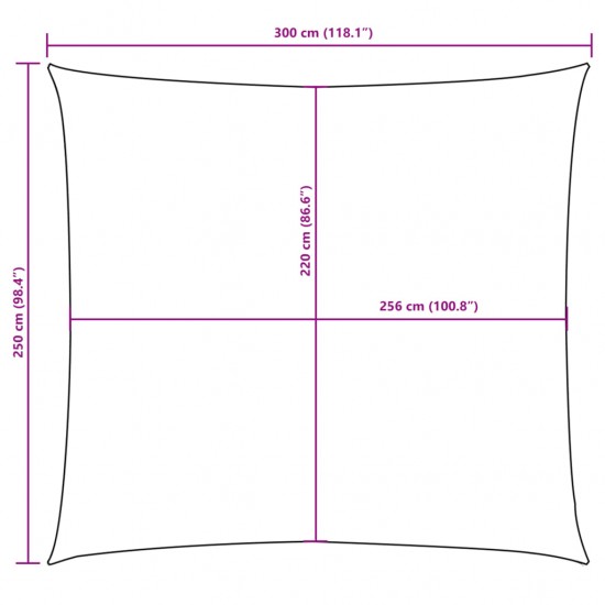 Uždanga nuo saulės, kreminė, 2,5x3m, oksfordo audinys