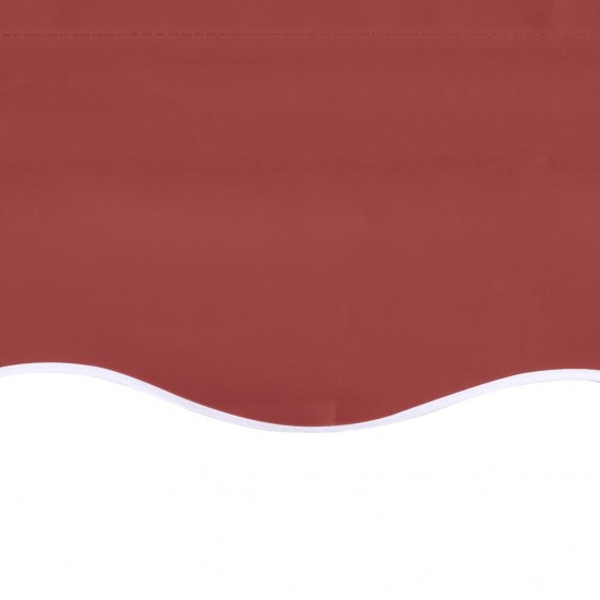 Pakaitinis audinys markizei, raudonos spalvos, 6x3,5 m