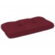 Paletės pagalvėlė, raudonojo vyno spalvos, 80x40x10cm, audinys