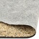 Tvenkinio danga su akmenukais, smėlio spalvos, 250x40cm