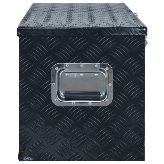 Aliuminio dėžė, juoda, 1085x370x400 mm