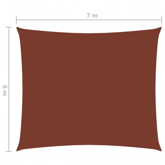 Uždanga nuo saulės, terakota, 6x7m, oksfordo audinys