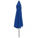 Lauko skėtis su metaliniu stulpu, mėlynos spalvos, 400cm