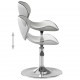Valgomojo kėdė, baltos spalvos, dirbtinė oda (335109)