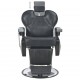Kirpėjo kėdė, juoda, 72x68x98 cm, dirbtinė oda