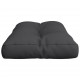 Paletės pagalvėlė, juodos spalvos, 80x40x10cm, audinys